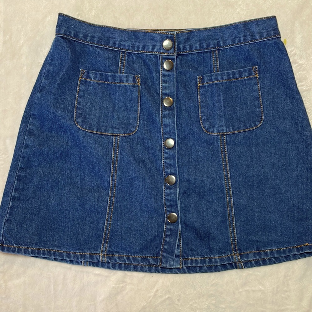 Urban Outfitters denim mini skirt